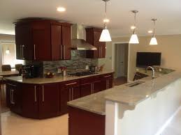 modern cherry kitchen cabinets