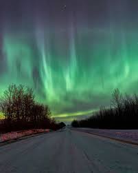 Northern Lights On A Road East Of Edmonton Alberta By Mark Jinks Markjinksph Northern Lights Photography Inspiration Nature Aurora Borealis Northern Lights