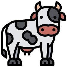 Pin By Katiusca On Dibujos Jpg Cow Icon Free Icons Free Vector Art