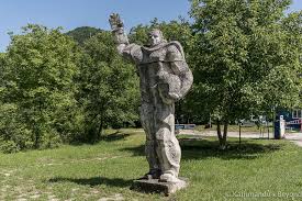 Gagarin was 1.57 metres tall. Monument To Yuri Gagarin In Gabrovo Bulgaria Socialist Monument