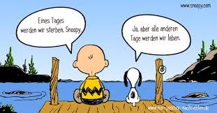 Eines Tages Werden Wir Sterben Snoopy Inspirierendes Zitat Aus Einem Comic5 0