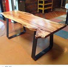 Live Edge Maple Slab Work Table By Woodshedproduction On Etsy 1641 00 Wood Slab Table Live Edge Coffee Table Maple Tables