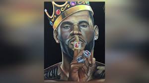LeBron James painting stolen during San Diego hip-hop festival