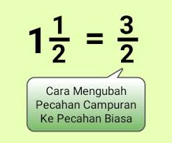 Cara Mengubah Pecahan Campuran Ke Pecahan Biasa Cilacap Klik