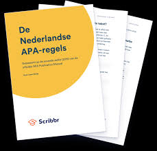 De Nederlandse Apa Regels Uitgelegd 7e Editie Gratis Download
