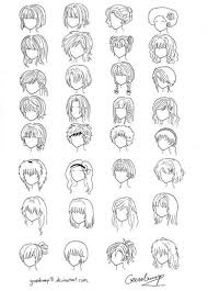 Watch and possibly learn as i draw 20 different female hairstyles that you can use for reference in manga | comics. More Short Hair Manga Hair How To Draw Anime Hair How To Draw Hair