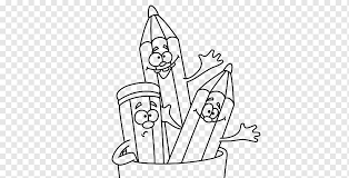 Menggambar Pensil Berwarna Buku Mewarnai Lukisan Pensil Sudut Putih Mamalia Png Pngwing