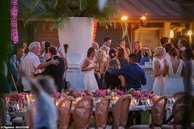 Welcome to miles teller's official facebook page! Miles Teller Kisses Bride Keleigh Sperry As They Share First Dance During Romantic Hawaiian Wedding Daily Mail Online