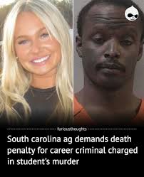JUSTICE FOR LOGAN”: South Carolina's attorney general is pushing a local  prosecutor to pursue the death penalty against the repeat offender accused  of murdering 22-year-old college student Logan Federico during a home