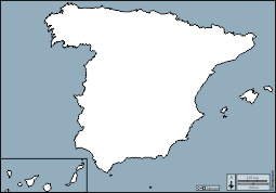 Spain map outline illustrations & vectors. Spain Free Maps Free Blank Maps Free Outline Maps Free Base Maps