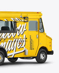 Download Psd Mockup Auto Back Car Food Half Side View Hot Dog Ice Cream Mockup On Board Kitchen Street Truck Mockup Free Psd Mockup Free Psd Mockups Templates