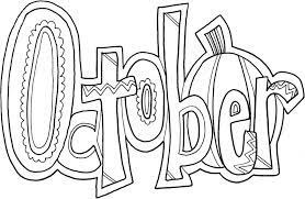 October coloring pages for kindergarten. October Coloring Page Bmo Show