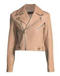 Alice Olivia Cody Crop Lamb Leather Moto Jacket Leather Moto Jacket Jackets Moto Jacket