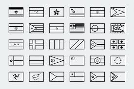 Simplified Outline World Flags Flags Of The World Country Flags Icons Flag Icon