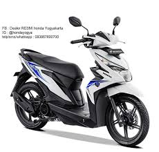 New Honda Beat Cw 2019 Putih Motor Honda Sepeda Motor Sepeda