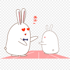 七夕 萌系 兔子 贴图 美女 挑逗