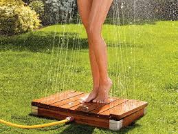 Magic Showerhead Automatic Garden Shower Step Up And Cool Off Getdatgadget Garden Shower Outdoor Shower Outdoor