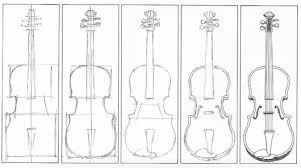 What's the best way to draw a violin? Guidelines