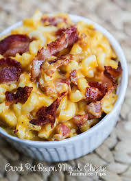 Crock Pot Mac And Cheese With Bacon Recipe Easy Crockpot Mac Cheese Recipe Crockpot Mac Cheese Bacon Mac Cheese