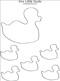 Pop the bubbles with finny the shark. Free Coloring Page Five Little Ducks Printable And More Nursery Rhyme Activities