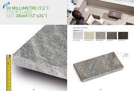 Ecco Stone Exterior Porcelain Tile Shown In New 3cm Thick Option Yes That Is 3cm Thick Porcelain Tile Exterior Tiles Porcelain Tile Exterior Stone