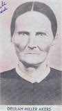 Delilah (Miller) Akers (1802-1868)