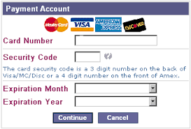 Online free credit card numbers. Entering The Credit Card Payment Information