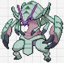 Golisopod Pixel Art Pattern Pixel Art Pokemon Pokemon Cross Stitch Patterns