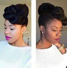 Fab Updo With Marley Hair Glamorous Hair Natural Hair Updo Natural Hair Styles