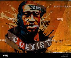 George floyd mural america hi-res stock photography and images