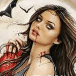 Аватар Вампирша с красными перчатками, художник Anna Marine