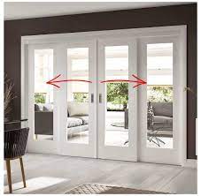 White Sliding Doors Kitchen With Sliding Glass Door Easi Slide Op1 White Shaker 1 Pane Sliding Doors Interior French Doors Interior Sliding Doors Exterior
