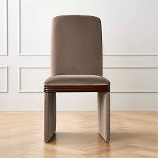 Check spelling or type a new query. Rhodes Taupe Upholstered Velvet Dining Chair Cb2