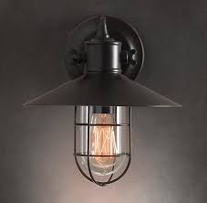 Harbour Sconce Vintage Industrial Wall Light Tudo And Co