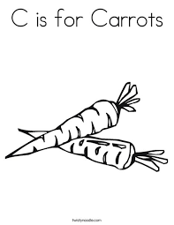 I iced the cake with a canned cream cheese frosting mixed with more shredded coconut, a few drops of yellow food coloring and a teaspoon or so of coconut extract. C Is For Carrots Coloring Page Twisty Noodle