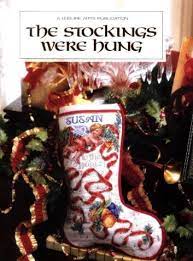 Santa's snow globe dimensions counted cross stitch stocking kit. The Stockings Were Hung Leisure Arts 9781574861228 Amazon Com Books