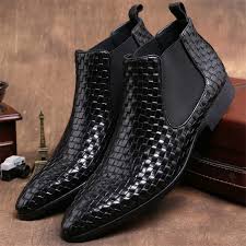 Find the best men's chelsea boots online including leather & suede boots, in various styles and colors at blundstone usa, including free shipping. Woven Design Black Ankle Boots Mens Wedding Boots Genuine Leather Summer Boots Male Motorcycle Boots Outdoor Shoes Shoes Designer Shoes Outdoorshoes Shoes Aliexpress