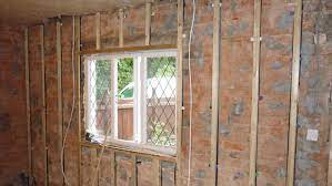 Have you tried installing a board and batten wall before? Battening A Wall For Plasterboard And Drylining Fixing Plasterboard To Battens Diy Doctor