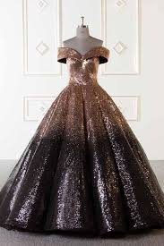 Luxury Sparkly Ball Gown Dresses Ombre Sequins Floor Length Prom Evening Dresses N1306 Prom Dresses Ball Gown Black Ball Gown Ball Gowns