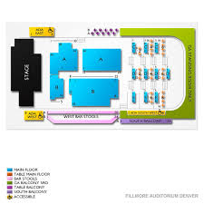 buell theater seating chart ogden theatre