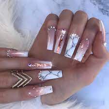 Blackjack Glamourchicbeauty Glamourchic Gcnails Goldcoastnails Blacknails Swarovskinails Bli Luxury Nails Stiletto Nails Designs Marble Nail Designs
