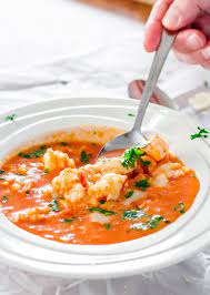 Brazilian Shrimp Soup A Delicious Tomato Creamy Soup With Shrimp Coconut Milk And Seasoned To Perfection Perfect For A Shrimp Soup Recipes Cooking Recipes