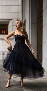 30 Dresses In 30 Days Day 19 Charity Gala Black Lace Tulle Bodice Style Flowy Midi Dress Black Strappy Ankle Wrap Black Tulle Dress Fashion Nice Dresses