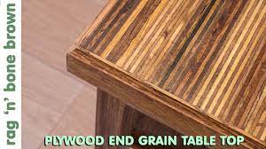 The surface withstands objects being slid across it the material i would use for the exterior walls of my shed is 1/2 inch cdx rated plywood. Making A Plywood End Grain Table Top From Offcuts Part 1 Of 2 Youtube
