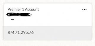 The prevailing interest is calculated on a daily basis and interest earned will be credited into this current account every month. Maybank Premier 1 Account