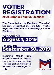 This will serve as your guide to the comelec voter registration. Voter Registration For Manila Public Information Office Facebook