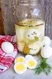 What is the shelf life of pickled eggs?