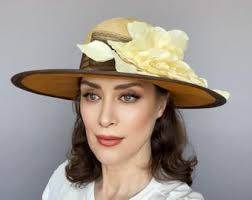 Cappello di paglia giallo con fiori di margherita, fascia bianca, cappello  estivo, cappello della Chiesa, cappello primaverile, cappello pasquale,  cappello estivo, cappello da festa da tè