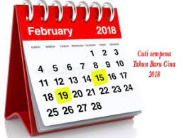Format rekap disiplin cuti bersama dan libur hari raya 2019. Cuti Sekolah Sempena Tahun Baru Cina 15 Dan 19 Februari Pilihan Editor Gps Bestari