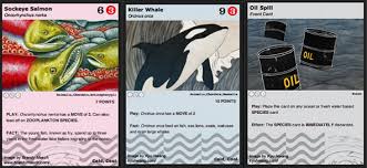 英語ライフ bc州版ポケモンカード サーモンやシャチが楽しいキャラクターに シャチ ライフ サーモン